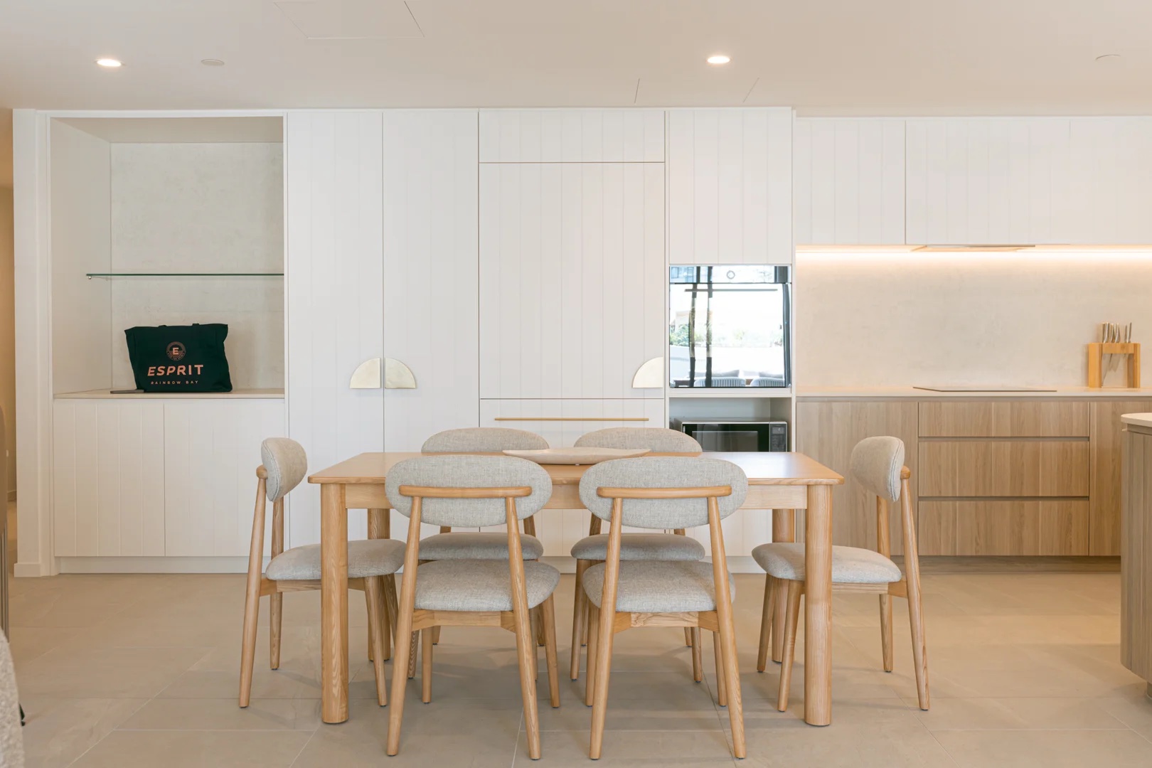 Open-plan living and dining